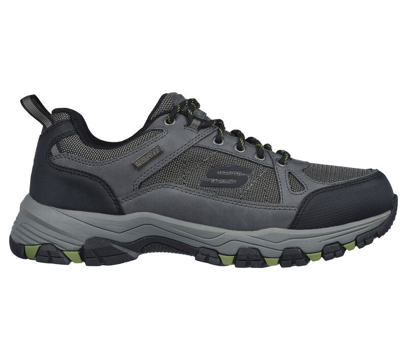 Men's Relaxed Fit Skechers Selmen Cormack - 204427 Hiking Trainers - Charcoal in Charcoal - Image 2