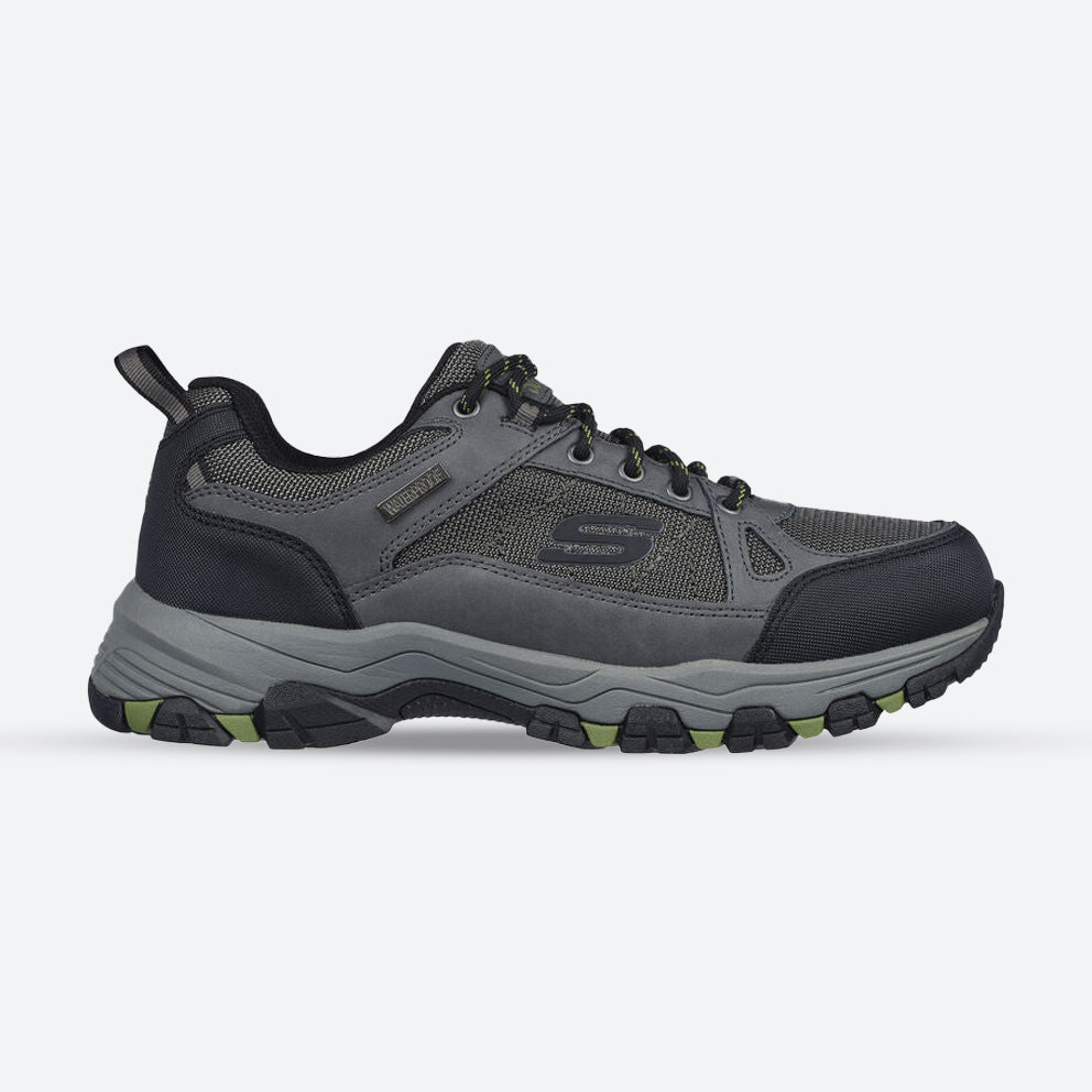 Men's Relaxed Fit Skechers Selmen Cormack - 204427 Hiking Trainers - Charcoal in Charcoal - Image 1