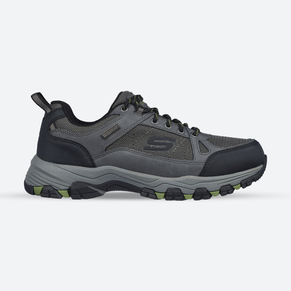 Men's Relaxed Fit Skechers Selmen Cormack - 204427 Hiking Trainers in Charcoal - Image 7