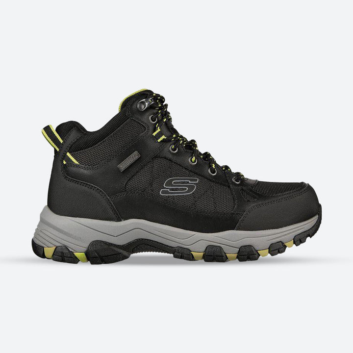 Men's Wide Fit Skechers 204477 Selmen Melano Hiking Boots in Chocolate - Image 1