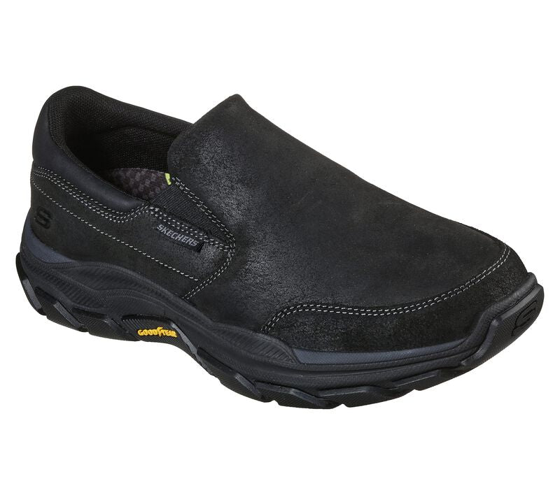 Men's Wide Fit Skechers 204480 Respected Calum Walking Trainers in Brown - Image 3