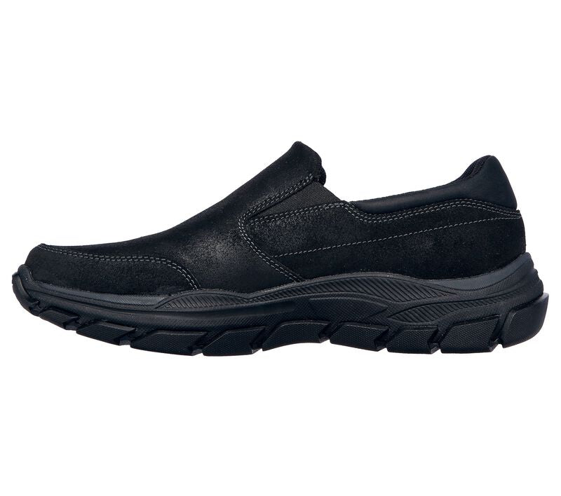 Men's Wide Fit Skechers 204480 Respected Calum Walking Trainers in Brown - Image 4