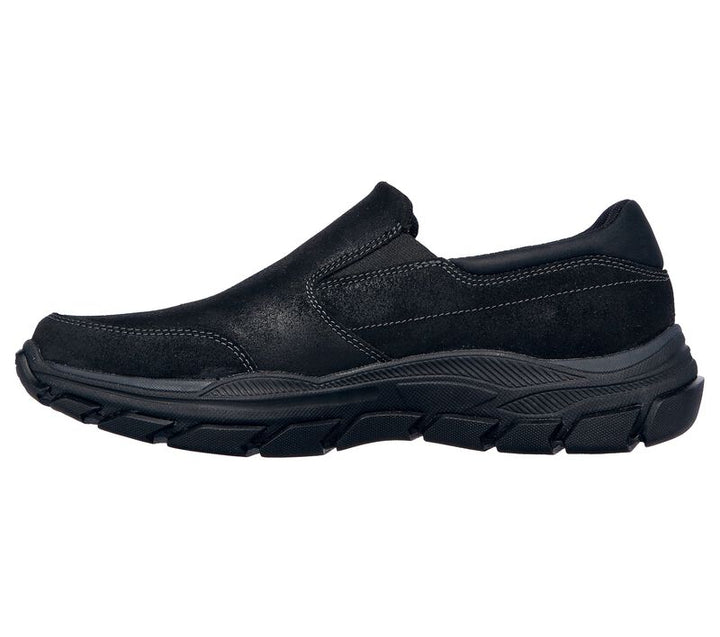 Men's Wide Fit Skechers 204480 Respected Calum Walking Trainers in Brown - Image 1