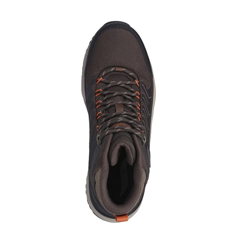 Men's Relaxed Fit Skechers 204634 Arch Fit Dawson Raveno Good Year Hiking Boots in Brown - Image 4