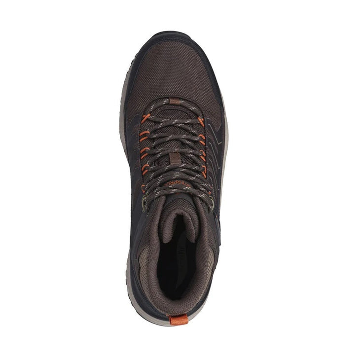 Men's Relaxed Fit Skechers 204634 Arch Fit Dawson Raveno Good Year Hiking Boots in Brown - Image 1