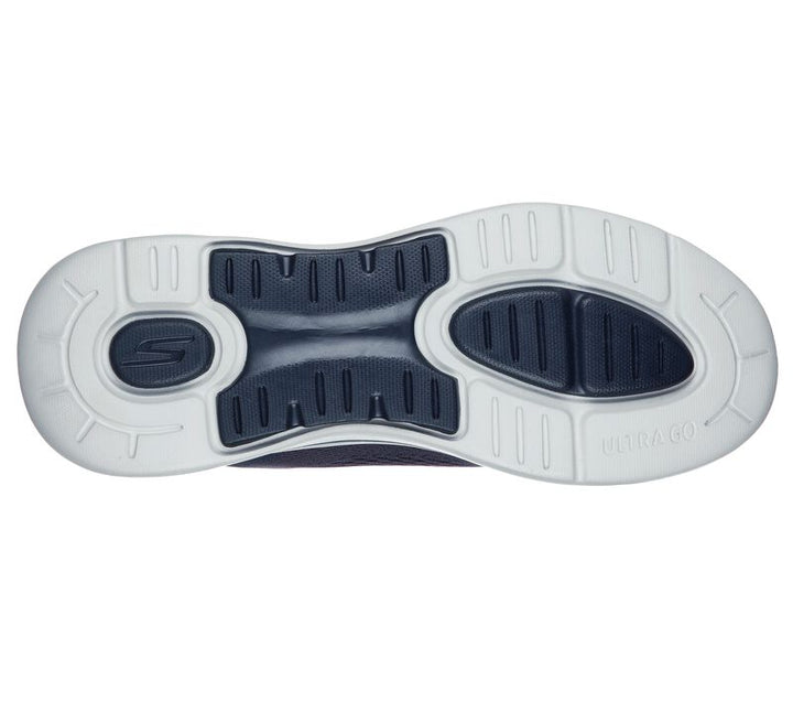 Men's Wide Fit Skechers Go Walk IDYLLIC 216116 Arch Fit Trainers in Navy - Image 1