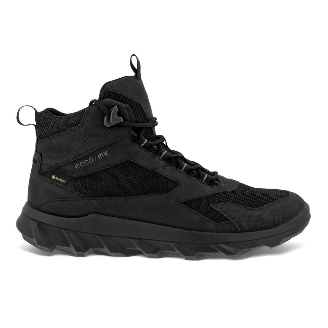 Men's Wide Fit ECCO Mx M Mid Gtx GORE TEX Boots in Black - Image 2