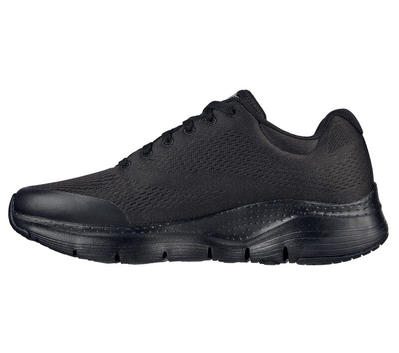 Mens Wide Fit Skechers 232040 Arch Fit Walking Trainers in Black - Image 4