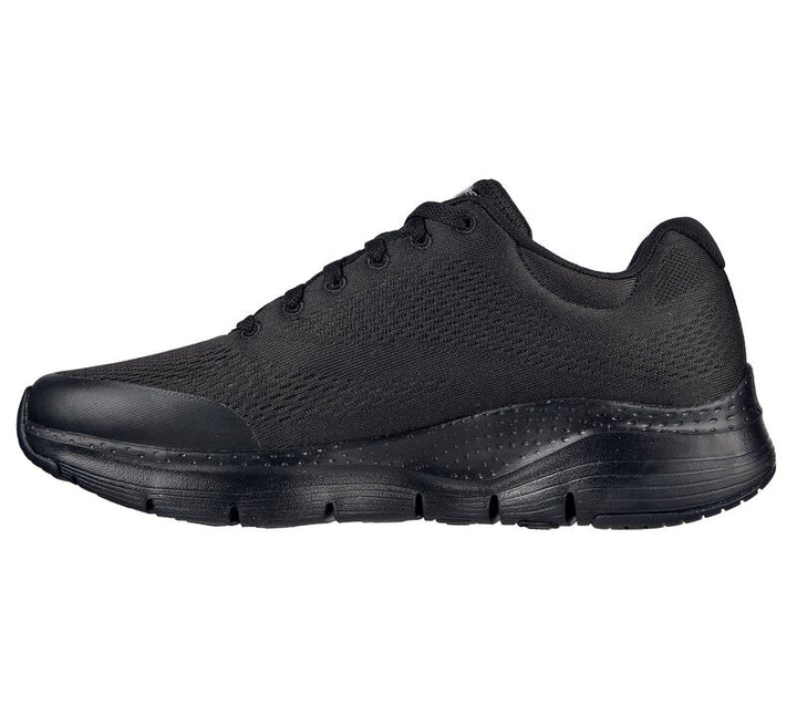 Mens Wide Fit Skechers 232040 Arch Fit Walking Trainers in Black - Image 1
