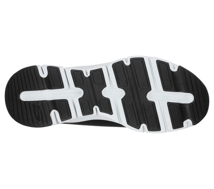 Mens Wide Fit Skechers 232040 Arch Fit Walking Trainers in Black - Image 1