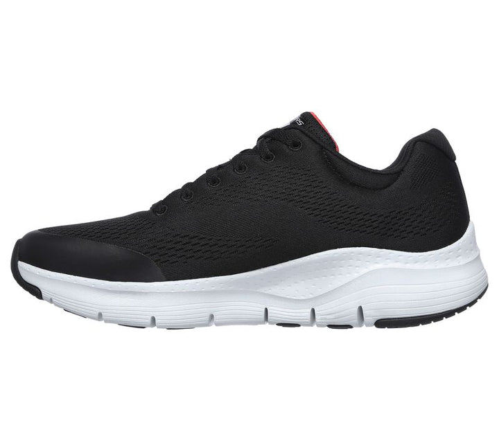 Mens Wide Fit Skechers 232040 Arch Fit Walking Trainers in Black - Image 1