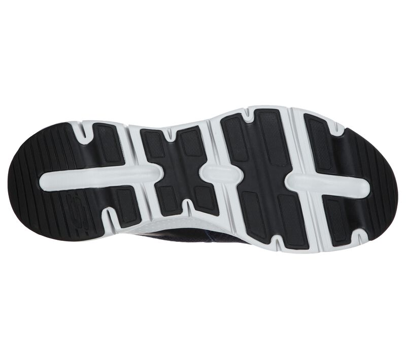 Mens Wide Fit Skechers SK232043WW Arch Fit Banlin Walking Trainers in Black - Image 14