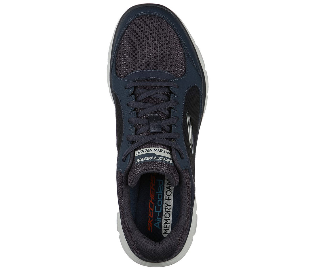 Mens Wide Fit Skechers Waterproof Luxury Flex Advantage 4.0 - 232222 Walking Trainers in Black - Image 11