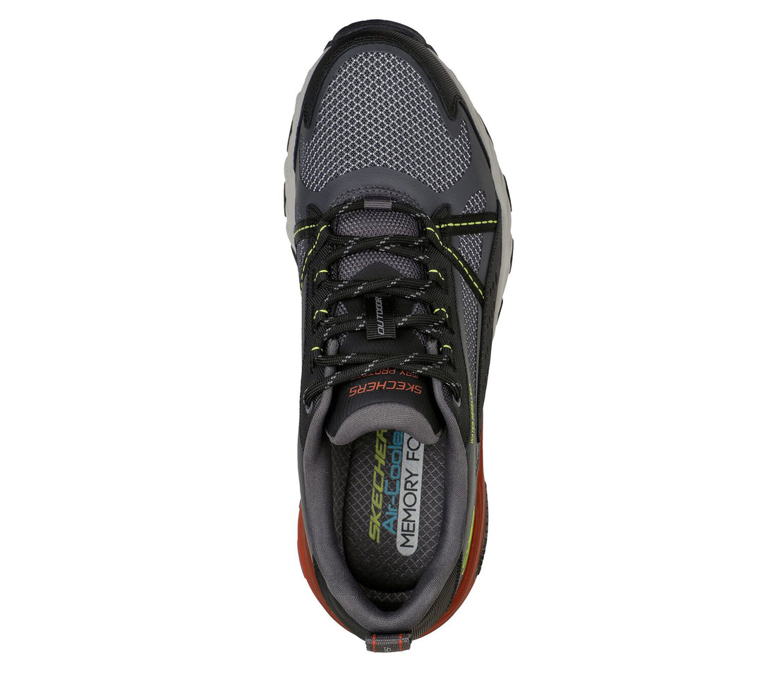 Men's Wide Fit Skechers 237303 Max Protect outdoor Walking Trainers in Black - Image 11