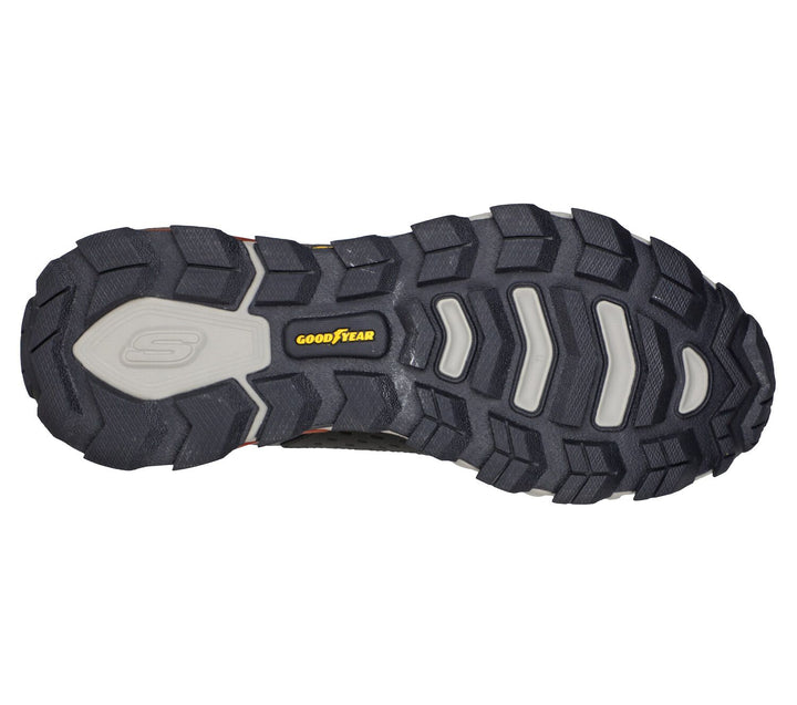 Men's Wide Fit Skechers 237303 Max Protect outdoor Walking Trainers in Black - Image 1