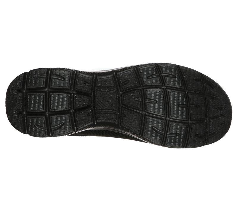 Womens Wide Fit Skechers 149206 Summits Cool Classic Walking Trainers in Black - Image 6