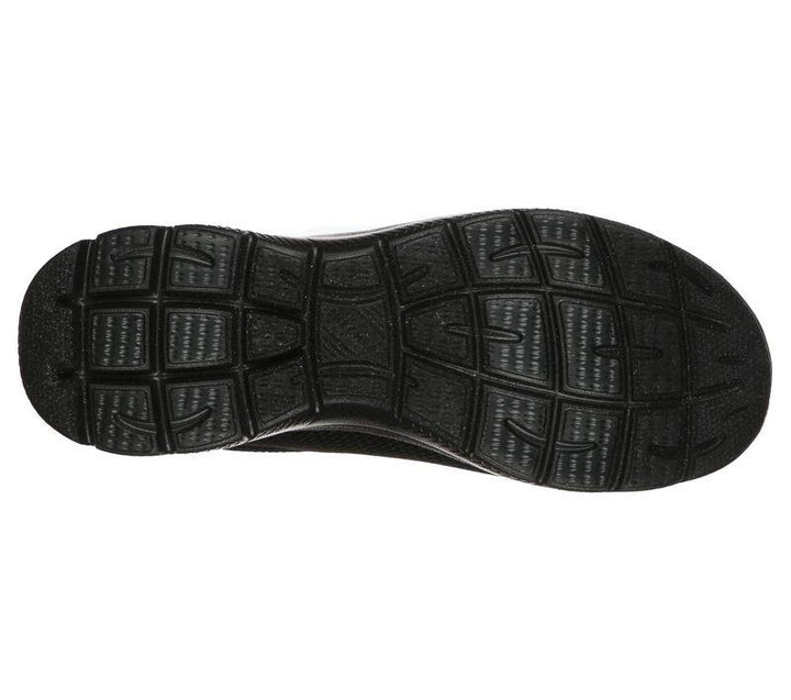 Womens Wide Fit Skechers 149206 Summits Cool Classic Walking Trainers in Black - Image 1
