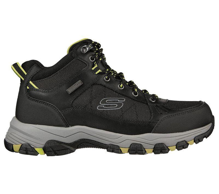 Men's Wide Fit Skechers 204477 Selmen Melano Hiking Boots in Chocolate - Image 1