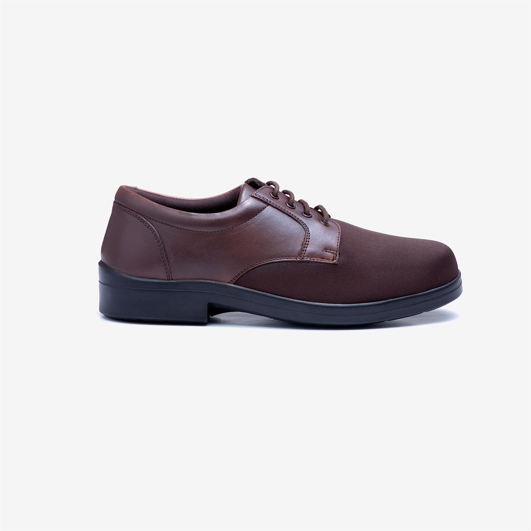 Mens Wide Fit Tredd Well Ryan Lace Up Shoes in Black - Image 13