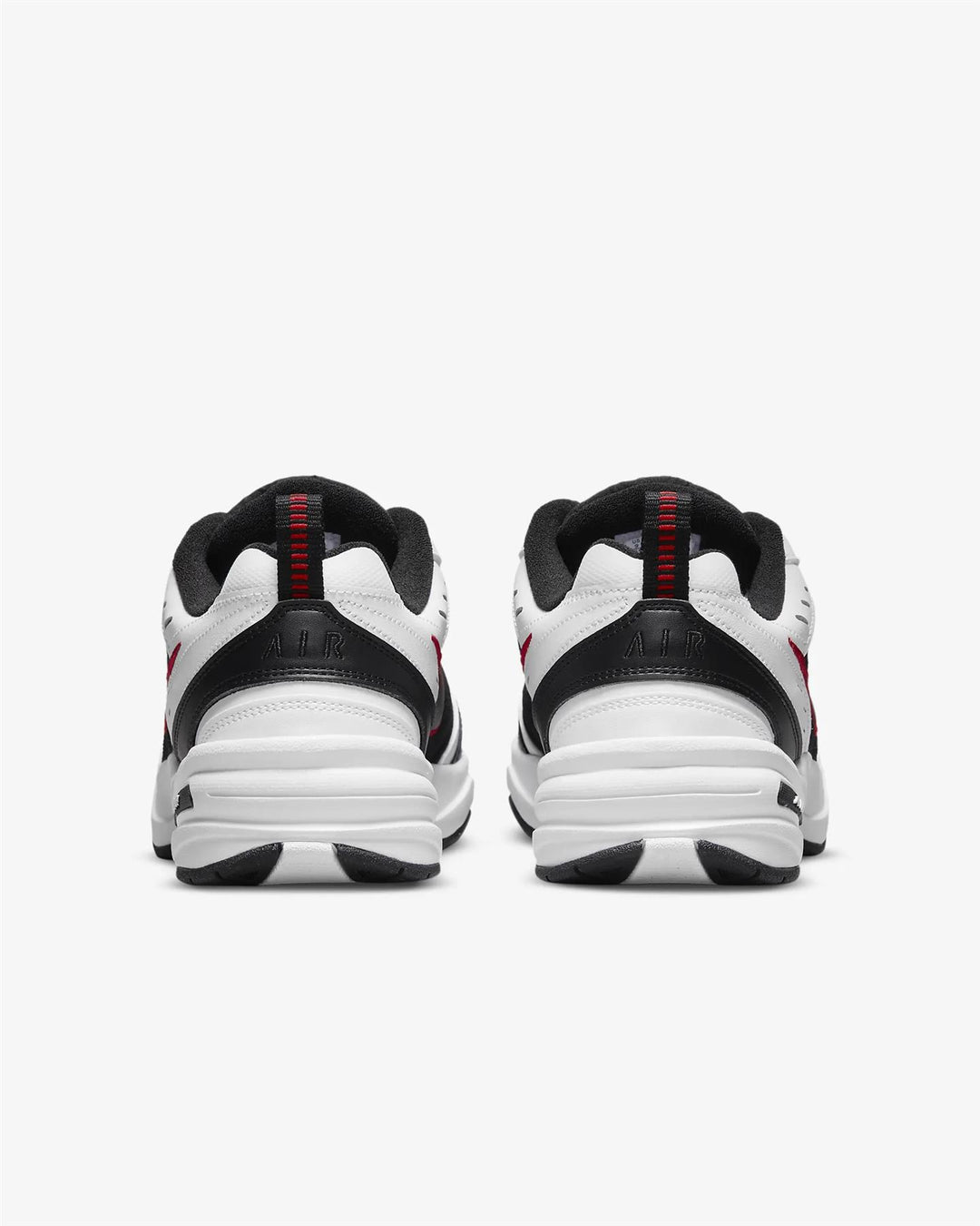 Men's Wide Fit Nike 416355-101 Air Monarch Iv Training Shoes in White/Black - Image 10