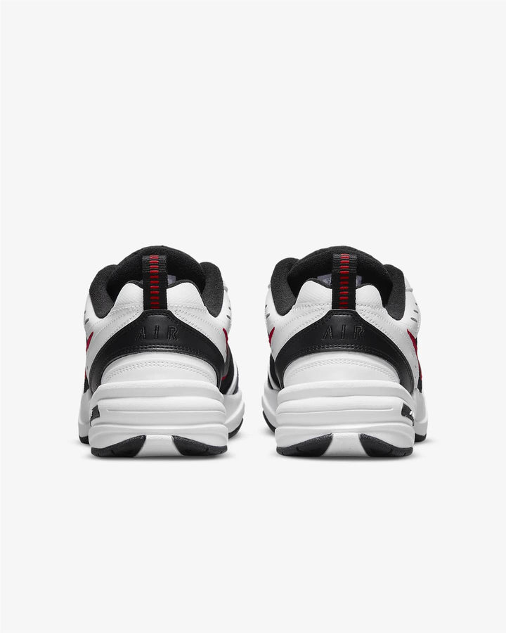 Men's Wide Fit Nike 416355-101 Air Monarch Iv Training Shoes in White/Black - Image 1