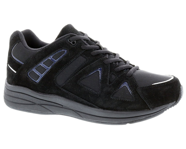 Mens Wide Fit Drew Energy Trainers in Navy - Image 1