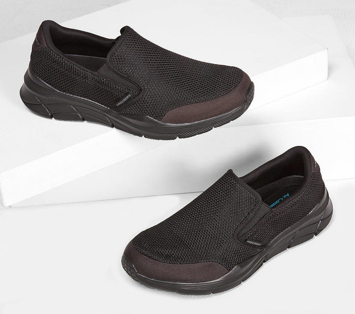 Men's Wide Fit Skechers Krimlin 4.0 - 232018 Walking Trainers in Black - Image 1