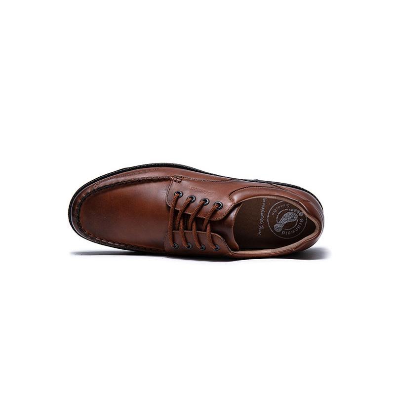 Mens Wide Fit Grunwald 1723 Lace Shoes in Navy - Image 5