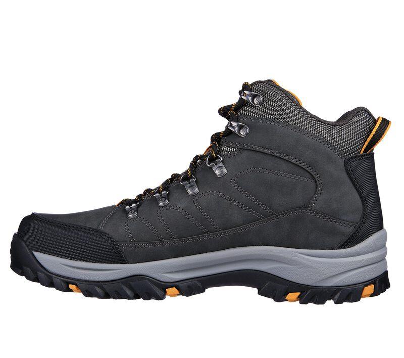 Men's Relaxed Fit Skechers 204642 Relment Daggett Hiking Boots in Chocolate - Image 11
