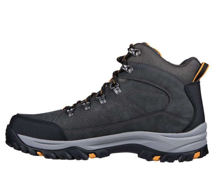 Men's Relaxed Fit Skechers 204642 Relment Daggett Hiking Boots in Chocolate - Image 1