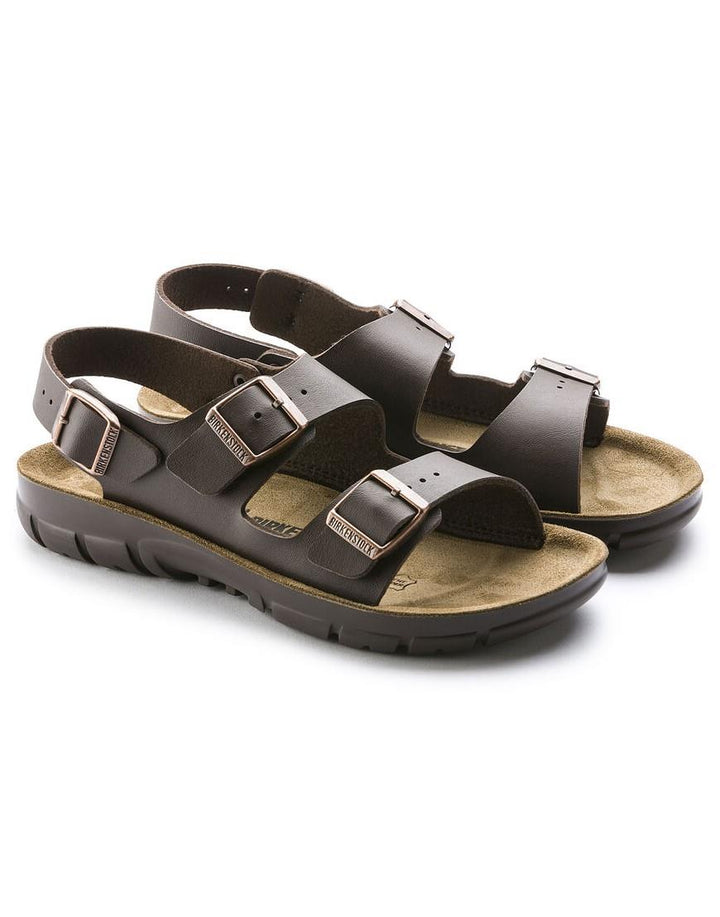 Mens Wide Fit Birkenstock 500801 Sandals in Dark Brown - Image 1
