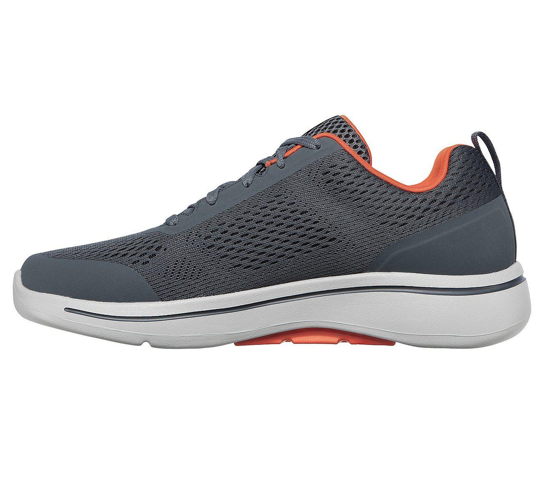 Men's Wide Fit Skechers Go Walk IDYLLIC 216116 Arch Fit Trainers in Navy - Image 10