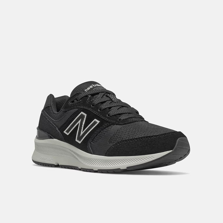 Womens Wide Fit New Balance WW880BK5 Walking Trainers in Black - Image 1