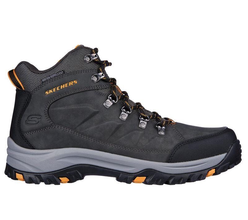 Men's Relaxed Fit Skechers 204642 Relment Daggett Hiking Boots in Chocolate - Image 9