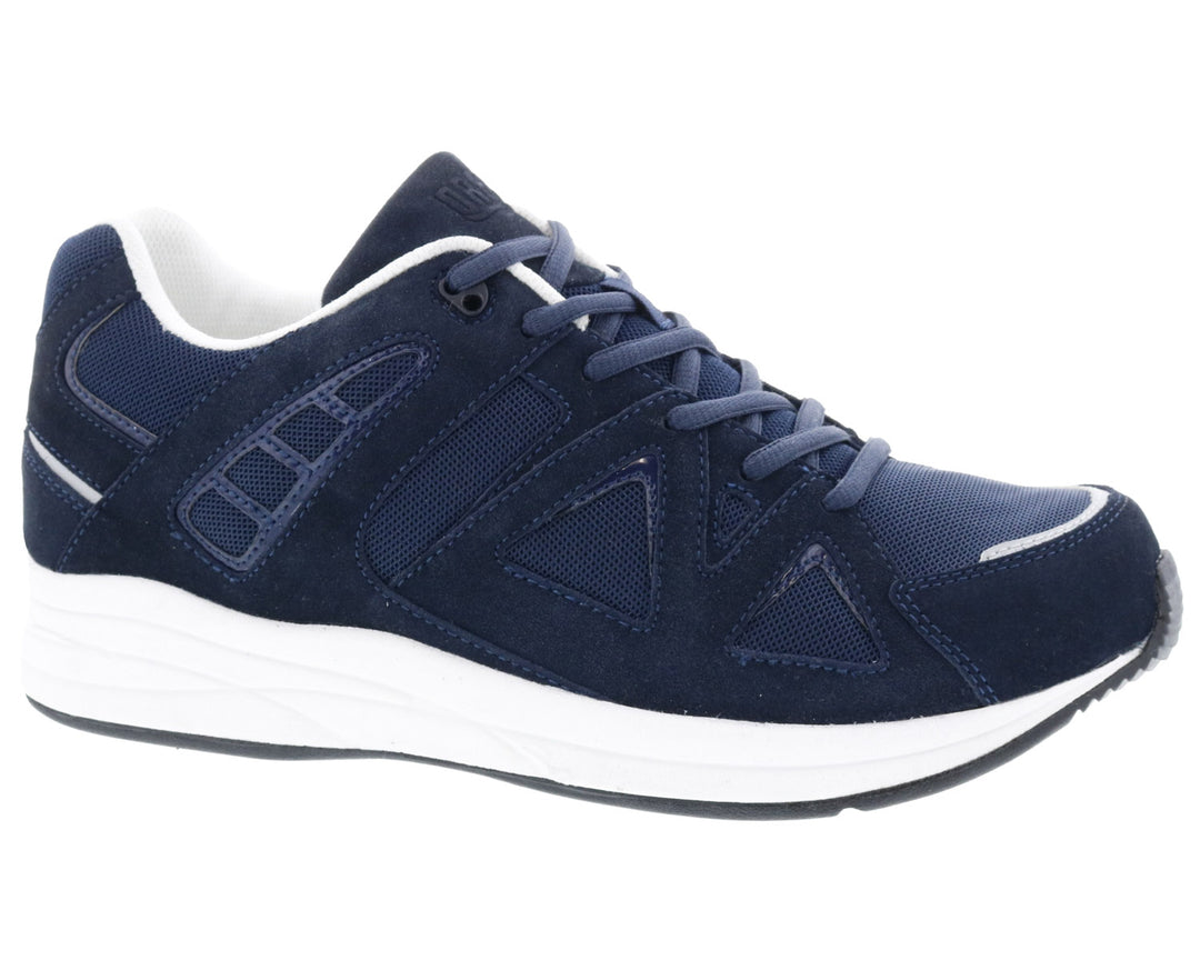 Mens Wide Fit Drew Energy Trainers in Navy - Image 3