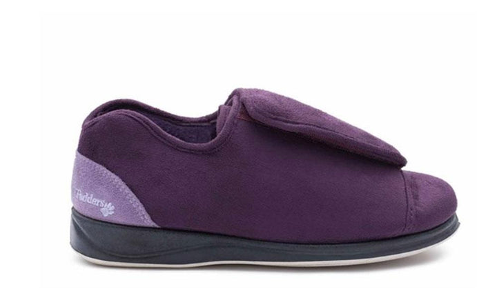 Womens Wide Fit Padders Paula Shoes in Navy - Image 1
