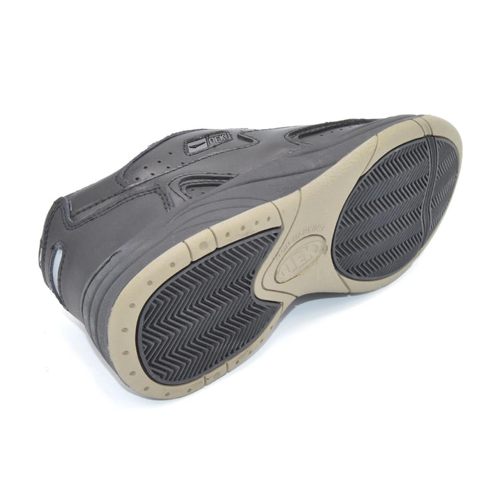 Mens Wide Fit Dek Orlance 187AY Trainers in Black - Image 1