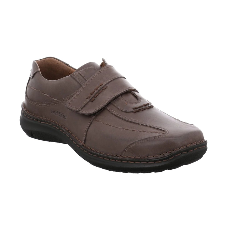 Mens Wide Fit Josef Seibel Alec Shoes in Black - Image 1