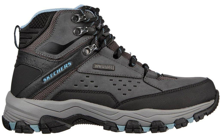 Women's Wide Fit Skechers 2E |Relaxed Fit| 158257 Selmen Hiking Waterproof Outdoor Boots in Chocolate - Image 1