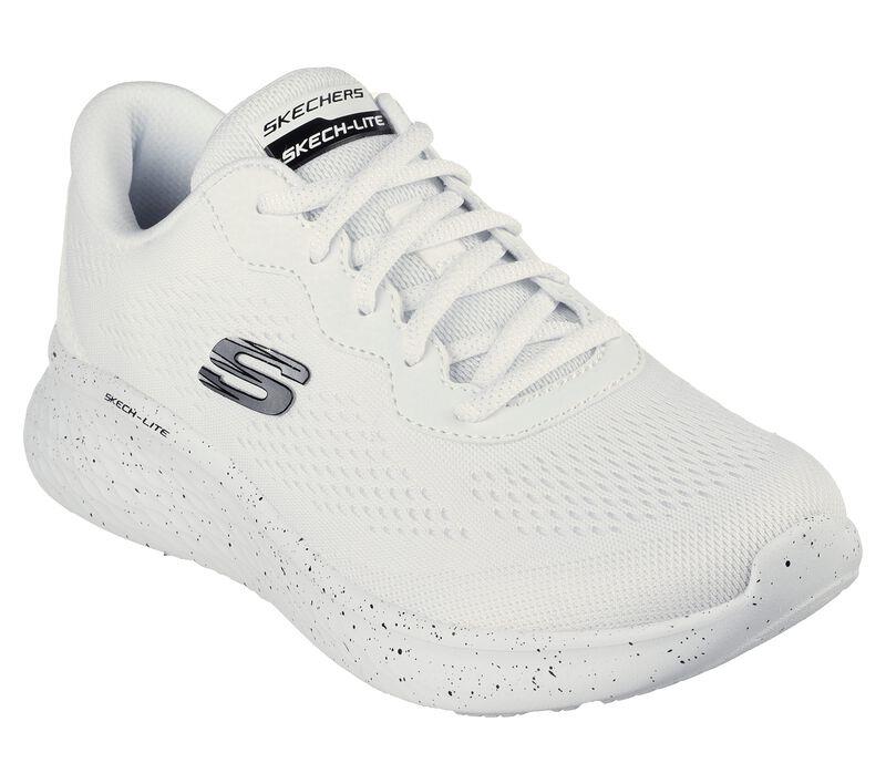 Women's Wide Fit Skechers 149990 Skech Lite Pro Walking Trainers in White/Black - Image 3