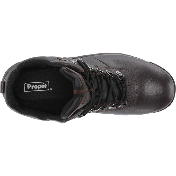 Mens Wide Fit Propet M3188BRO Cliff Walker Boots in Bronco&Brown - Image 1