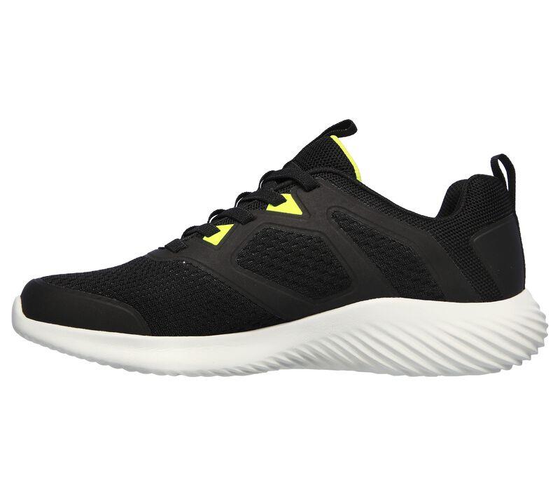 Men's Wide Fit Skechers 232279 Bounder High Degree Walking Trainers in Black - Image 4