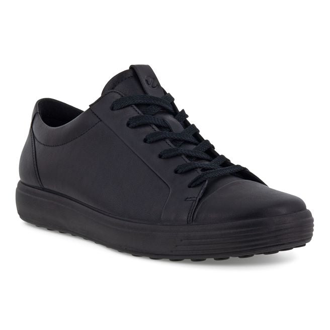 Womens Wide Fit ECCO Soft 7 470303 Shoes in Black - Image 3