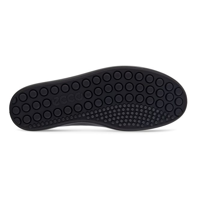 Womens Wide Fit ECCO Soft 7 470303 Shoes in Black - Image 7