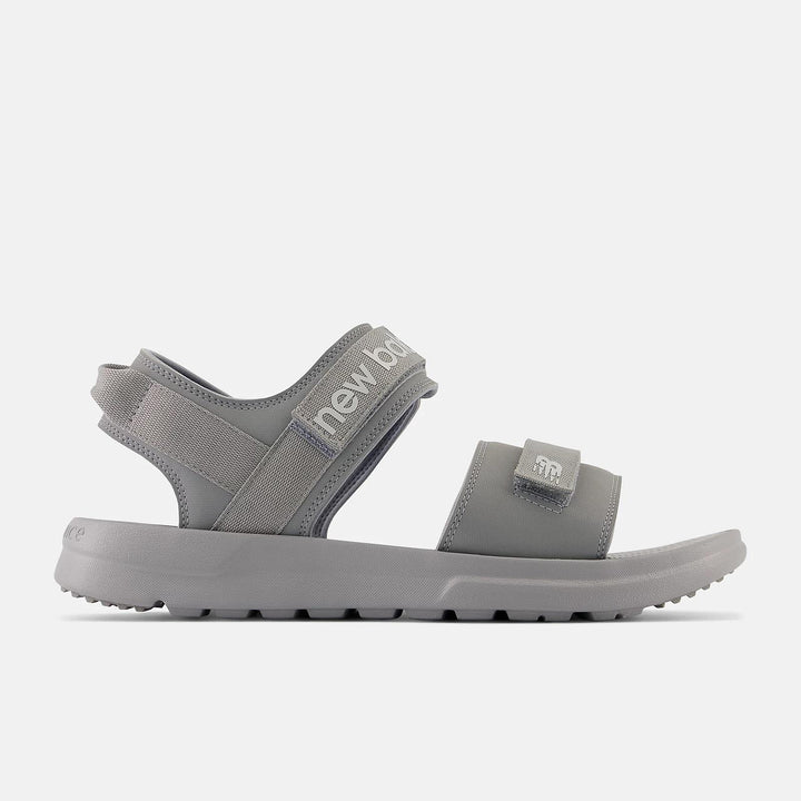 Mens Wide Fit New Balance SUA250A1 Sandals in Grey - Image 1