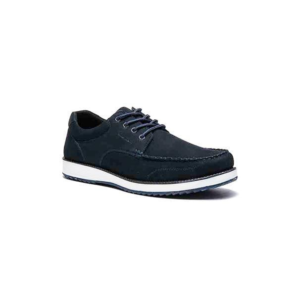 Mens Wide Fit Grunwald 1723 Lace Shoes in Navy - Image 8
