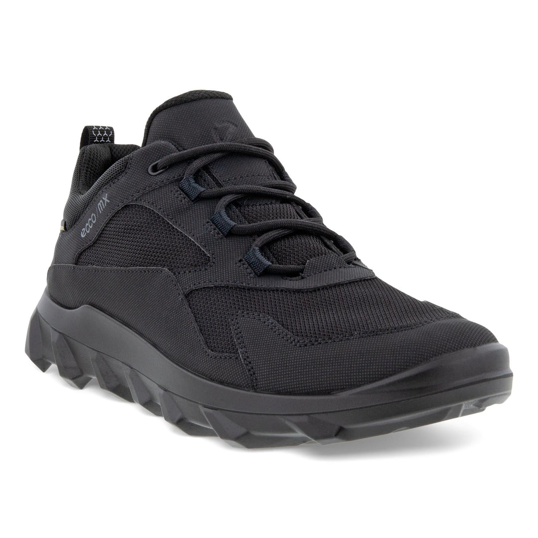 Men's Wide Fit ECCO Mx M Low Gtx GORE-TEX Trainers in Black/Black - Image 3