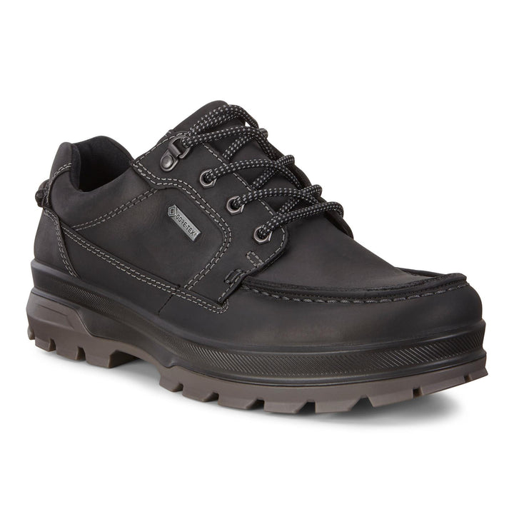 Men's Wide Fit ECCO Rugged Track Outdoor Walking Trainers in Black - Image 1