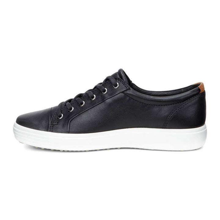 Men's Wide Fit ECCO Soft 7 Shoes in Black - Image 1