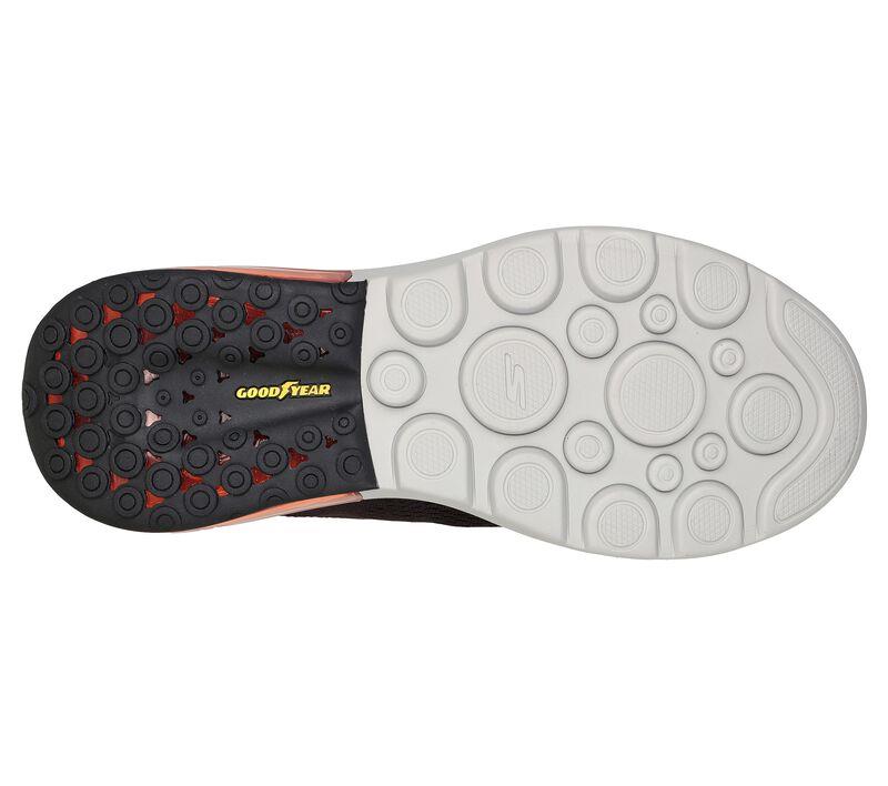 Mens Wide Fit Skechers 21621 Go Walk Air 2.0 Enterprise 21621 Walking Trainers in Black/Red - Image 6